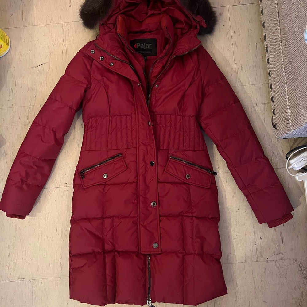 Pajar Women's Red Puffer Coat